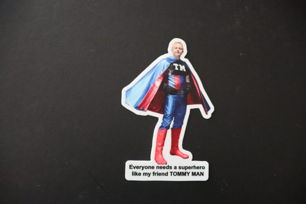 Tommy Man vinyl stickers (stand)
