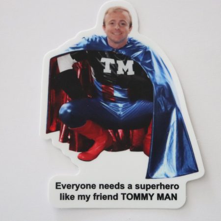 Tommy Man Vinyl Sticker (Kneel)