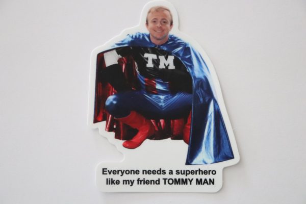 Tommy Man Vinyl Sticker (Kneel)