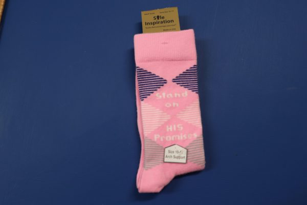 Stand on His Promises dress socks sz 10-13 by Sole Inspiration
